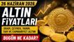 26 Haziran 2026 altın fiyatları belli oldu! Gram altın, çeyrek altın ve Cumhuriyet altını bugün ne kadar?