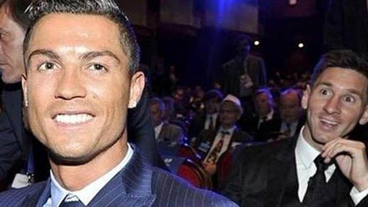 Ronaldo'dan Messi ile selfie