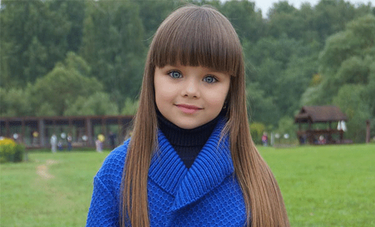6 yaşında dünyanın en güzel kızı seçildi dünyadan haberler