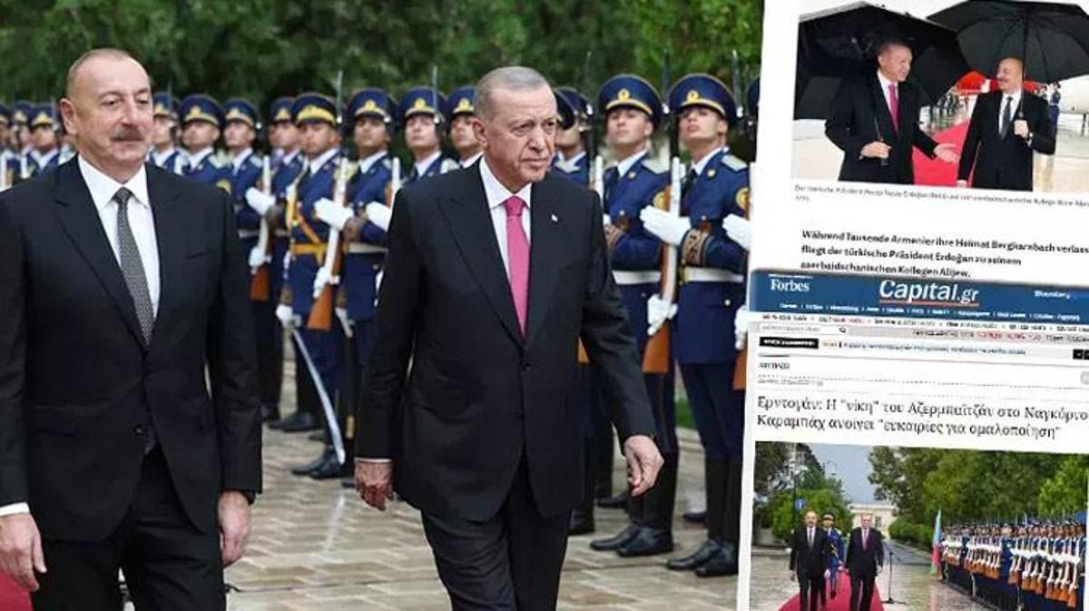 Cumhurbaşkanı Erdoğan ile Aliyev zirvesi dünyada ses getirdi