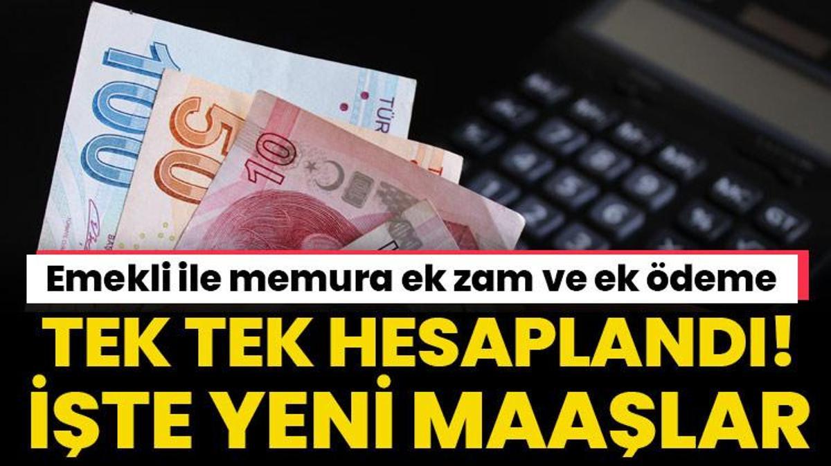 Emekli Ve Memura Ek Zam Ve Ek ödeme Müjdesi! Kuruşu Kuruşuna Hesaplandı ...