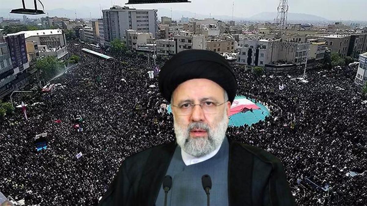 İran Cumhurbaşkanı Reisi ve Dışişleri Bakanı Abdullahiyan için cenaze töreni