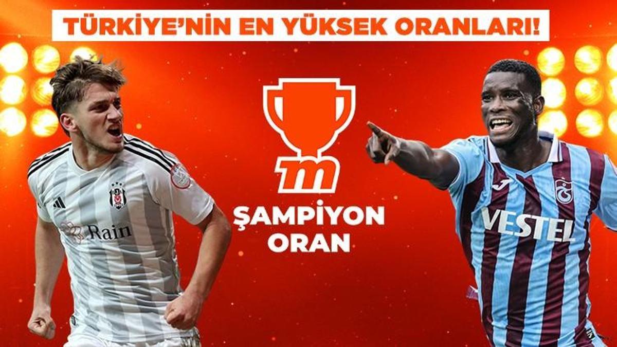 Beşiktaş - Trabzonspor maçı Tek Maç ve Canlı Bahis seçenekleriyle