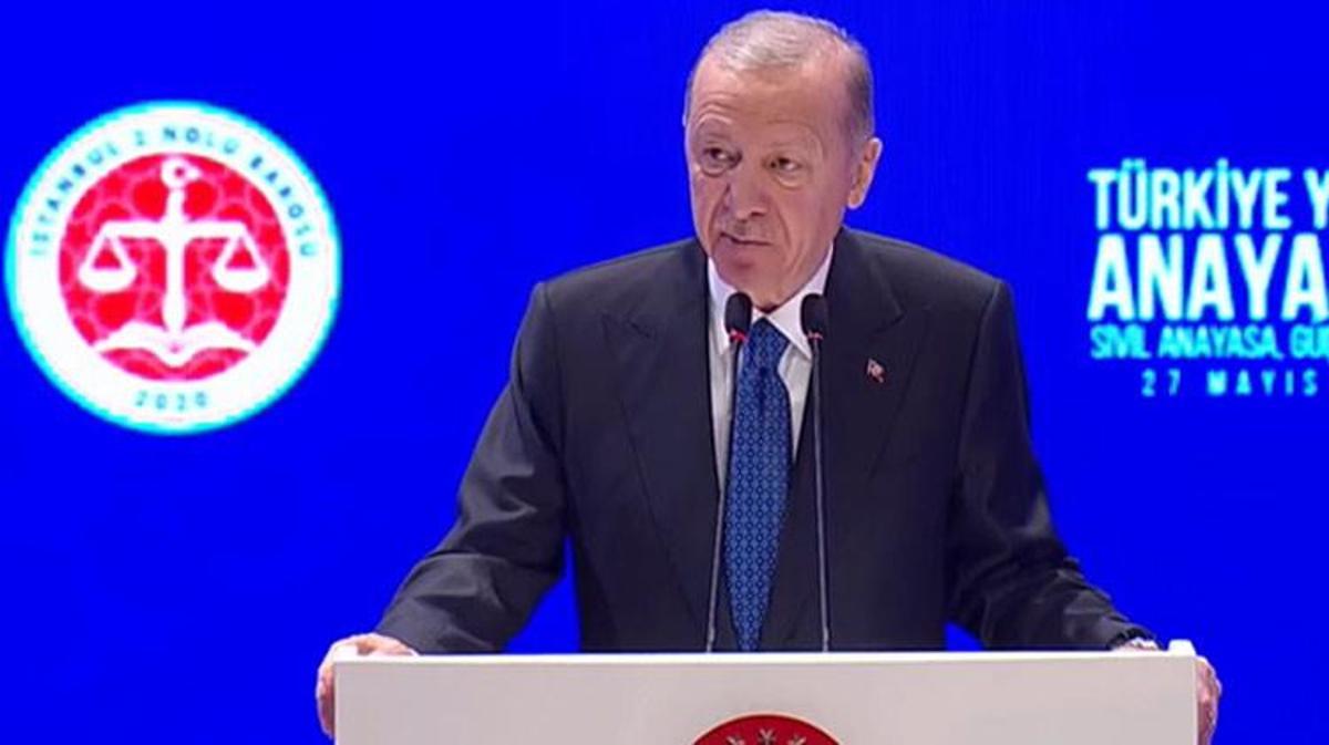 Cumhurbaşkanı Erdoğan'dan yeni anayasa mesajı Darbe ve muhtıra dönemi kapandı