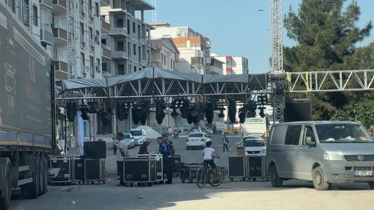 Ceylanpınar'da bayrak tartışması organizasyonu iptal ettirdi