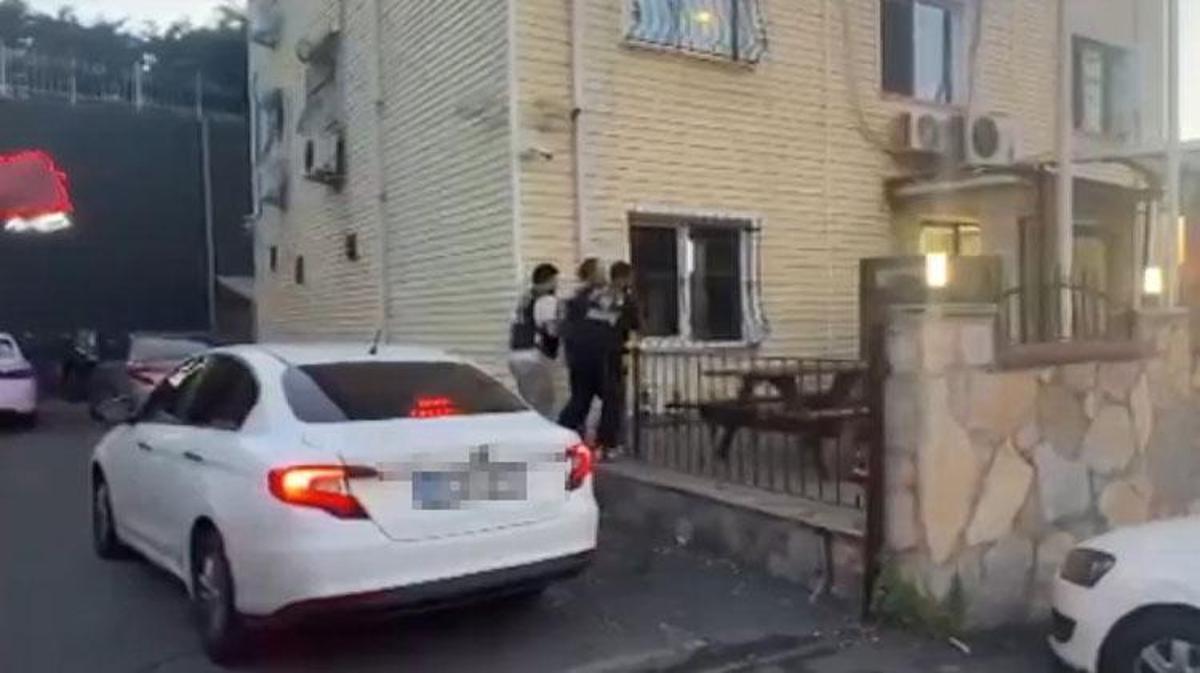 Sarıyer'de silahlı saldırı sonrası polis incelemesi