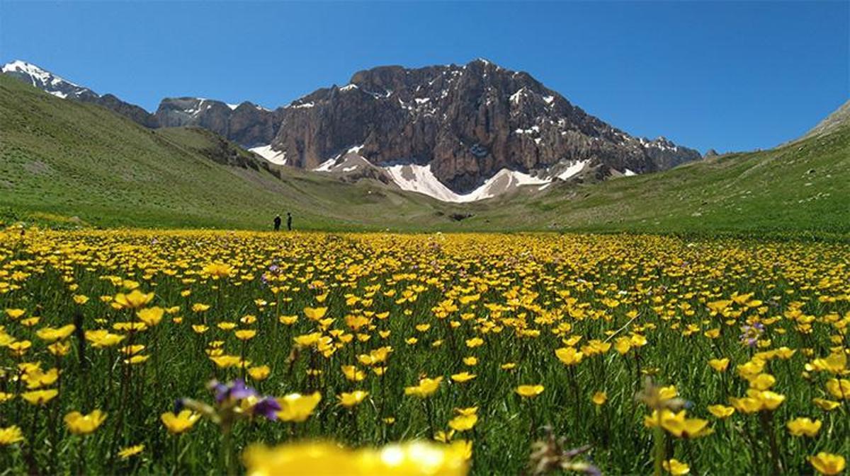Munzur Dağları ve Merg Yaylası manzarası
