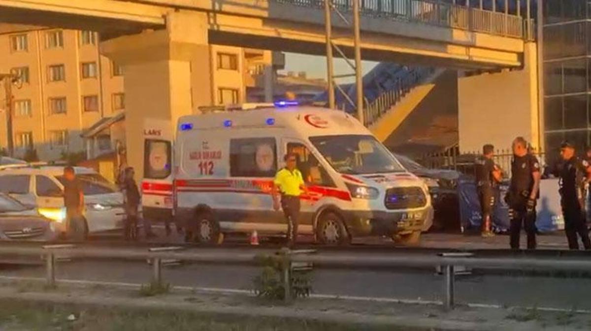 D-100 Karayolu'nda meydana gelen zincirleme trafik kazası