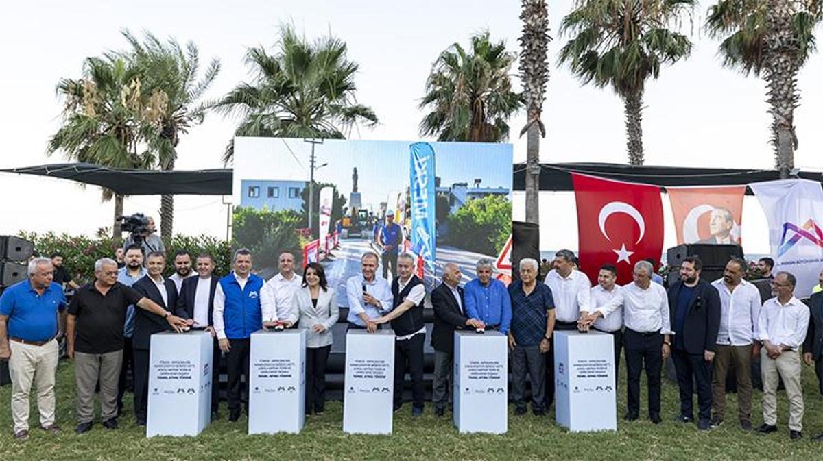 Mersin'de dev altyapı yatırımının temel atma töreninden genel plan.