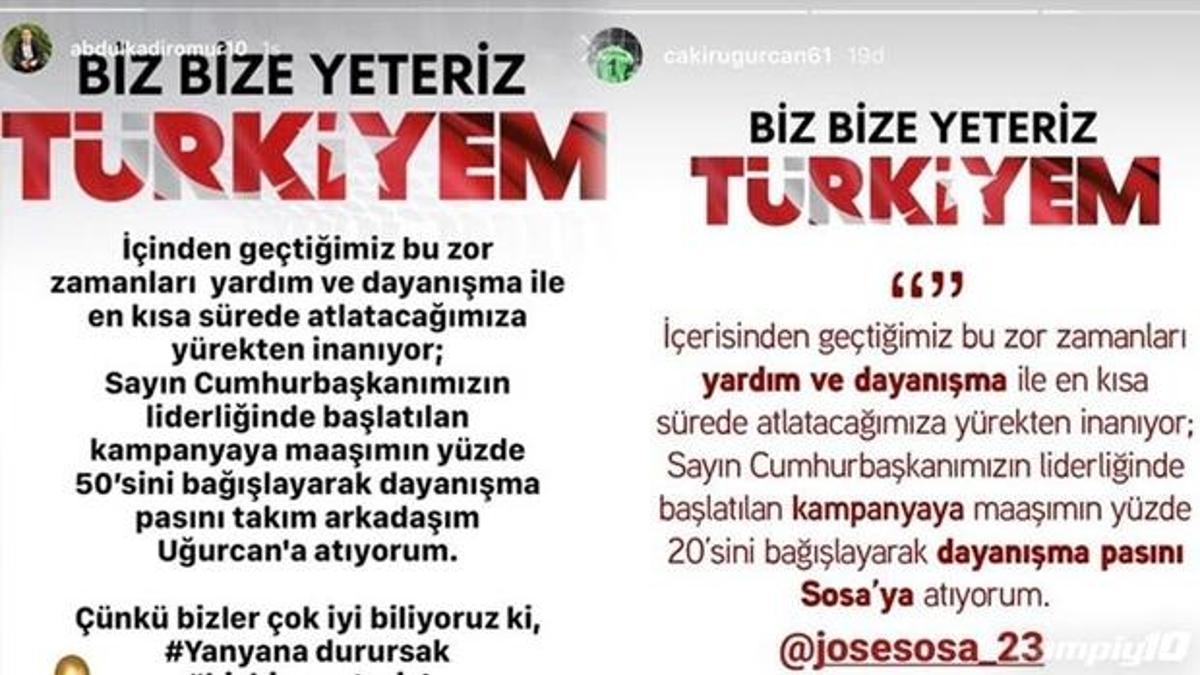 Abdülkadir Ömür, Milli Dayanışma Kampanyası’na maaşının yarısını bağışladı