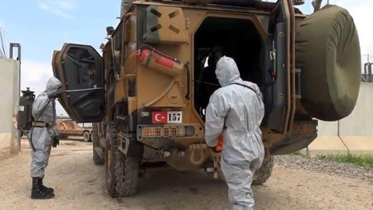 Askeri hudut geçiş ve ikmal kapılarında sağlık kontrolü devam ediyor