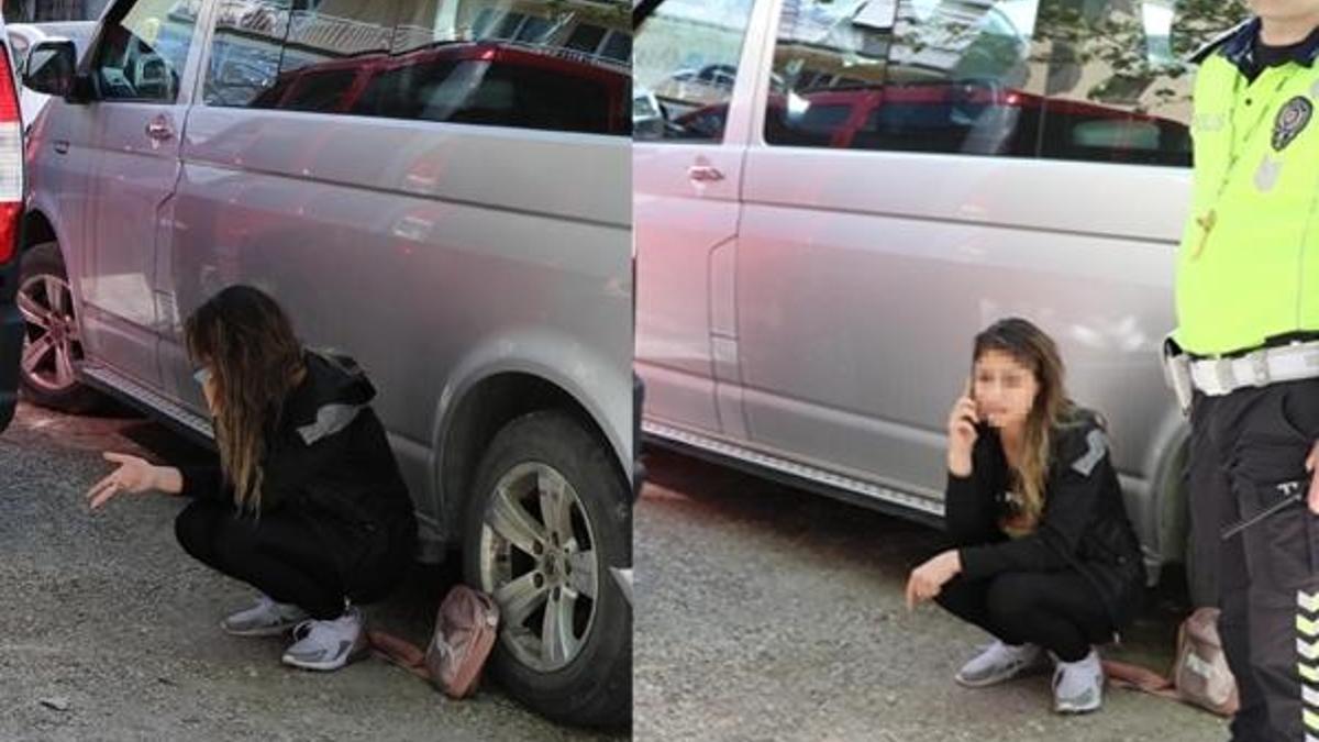 Yasağı deldi, eşini araçta bırakıp polisten kaçtı!