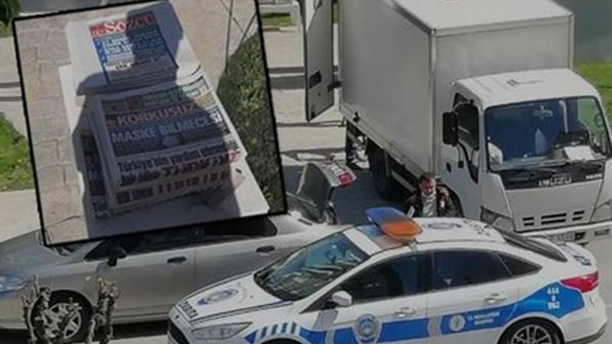 Belediyelerden tepki çeken uygulama! Resmi araçla bedava Sözcü gazetesi dağıttılar