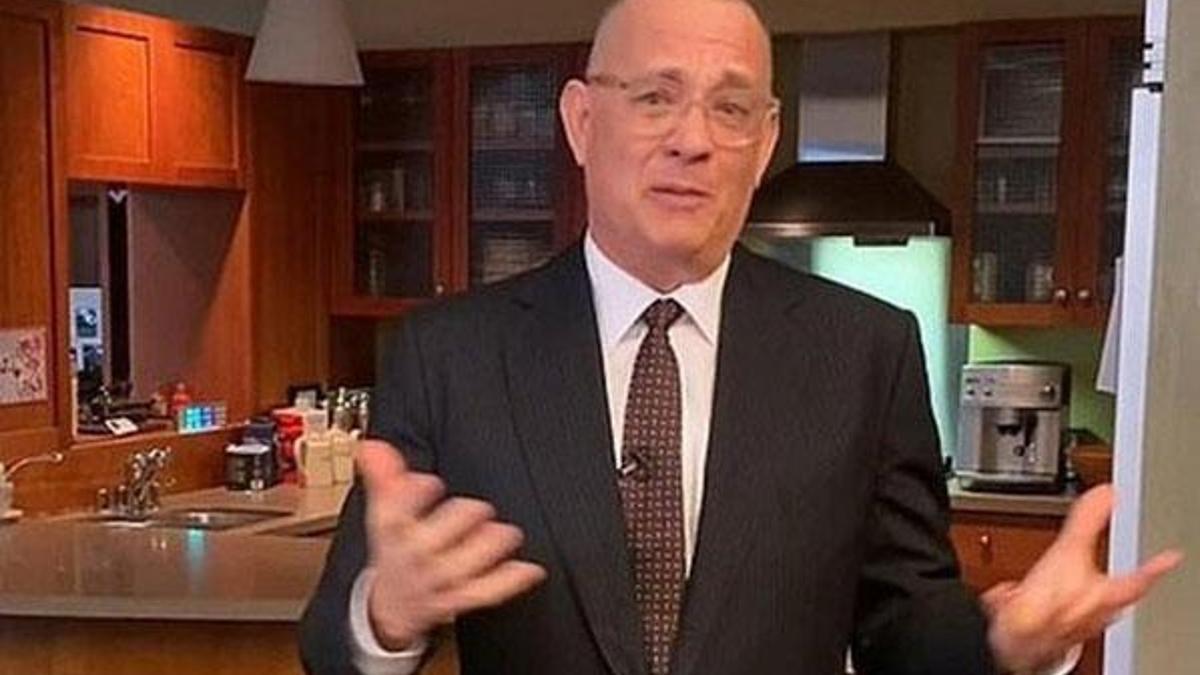 Corona virüsü yenen Tom Hanks ilk kez ekranda