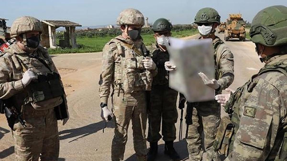 MSB bu fotoğrafla duyurdu: İdlib'de 4'üncü ortak devriye icra edildi
