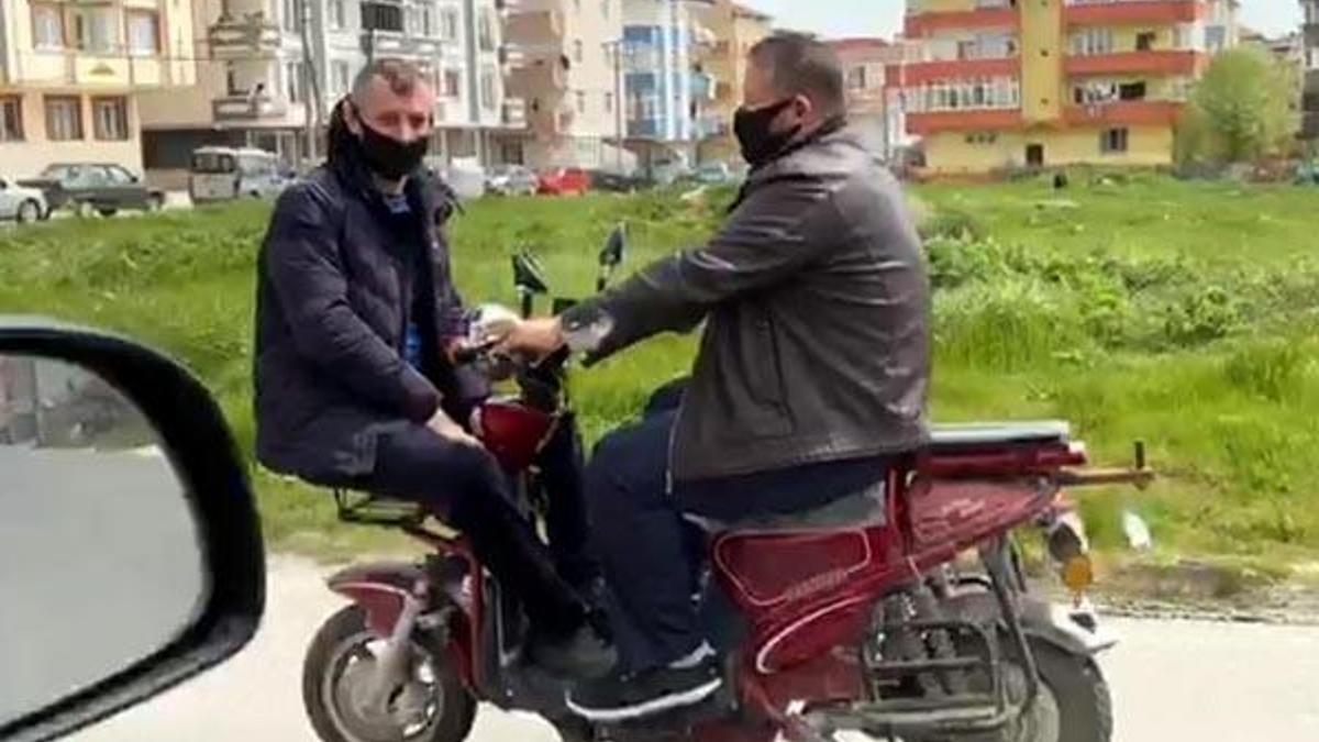 Gören telefonuna sarıldı! Böyle yolculuk yaptılar