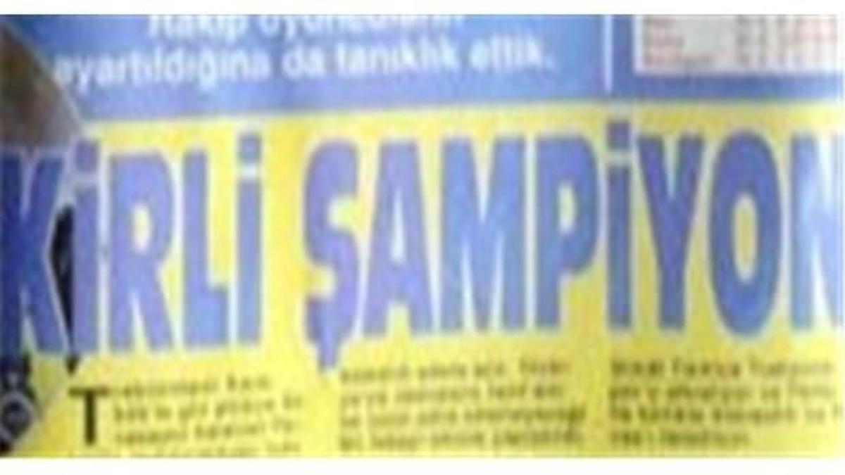 Trabzon yerel basınından Fenerbahçe'ye gönderme