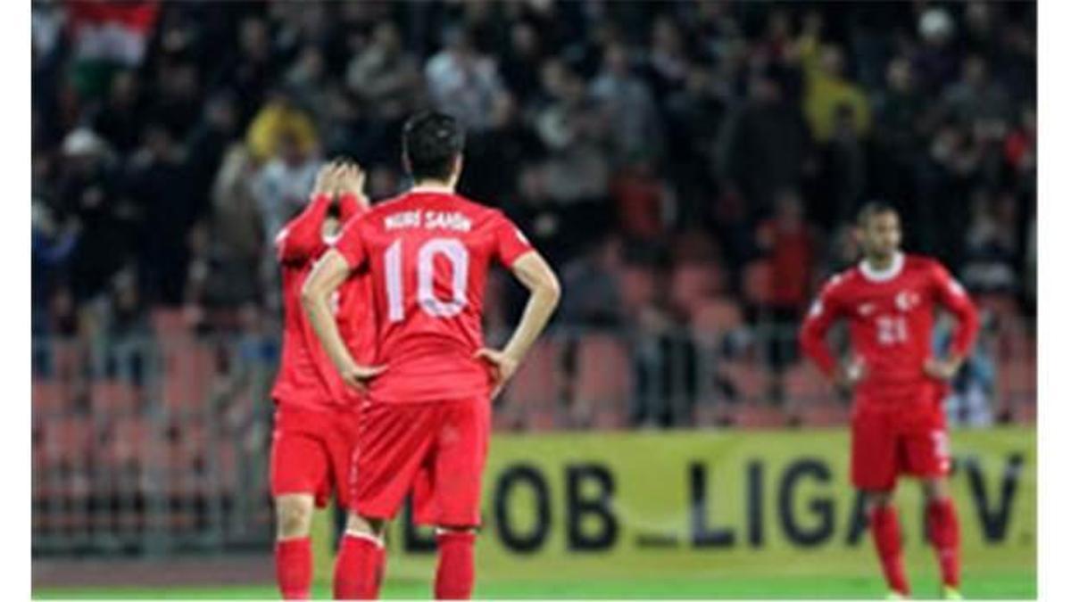 Budapeşte'de Milli hüsran!