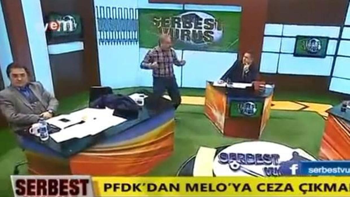 Canlı yayında dans etti!