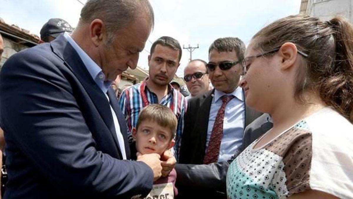 Madenci oğlundan Terim'e özel istek