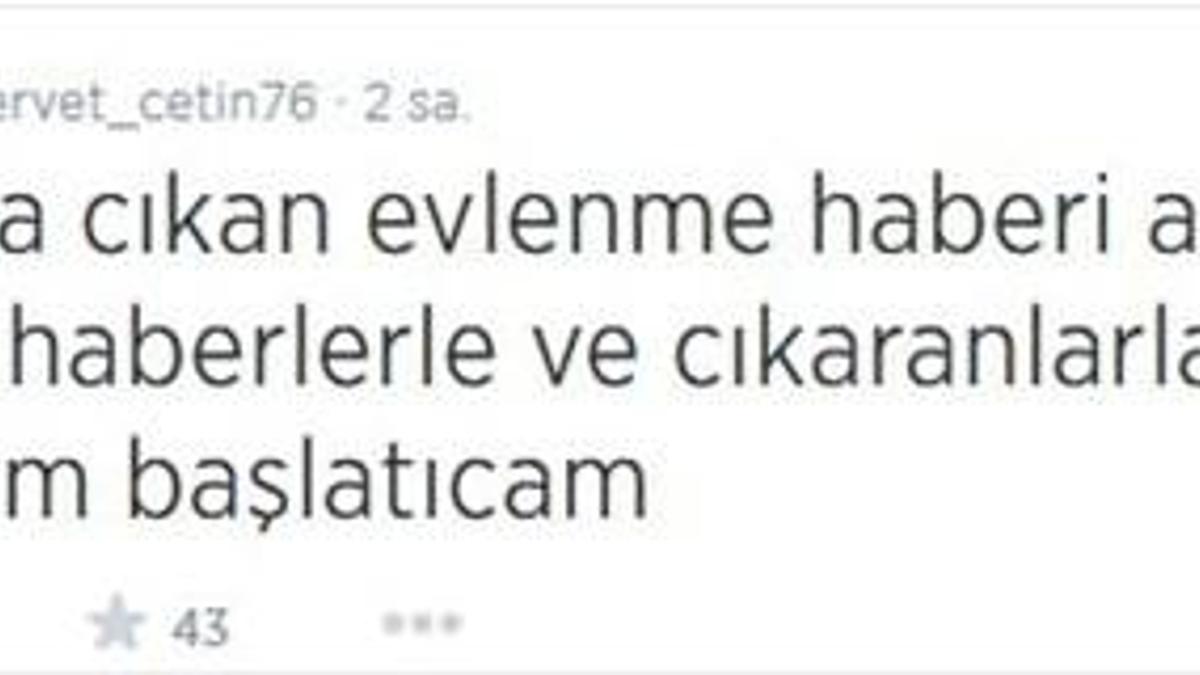 Evlilik iddiası yalanmış!