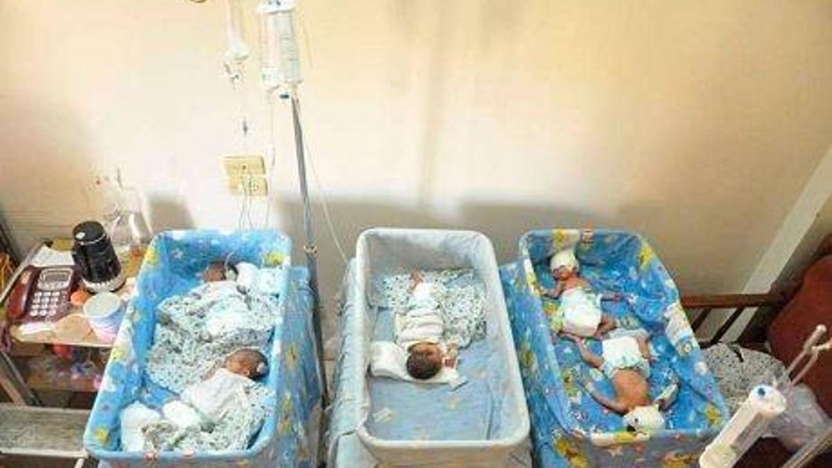 IŞİD'den kurtuldu, beşiz doğurdu!