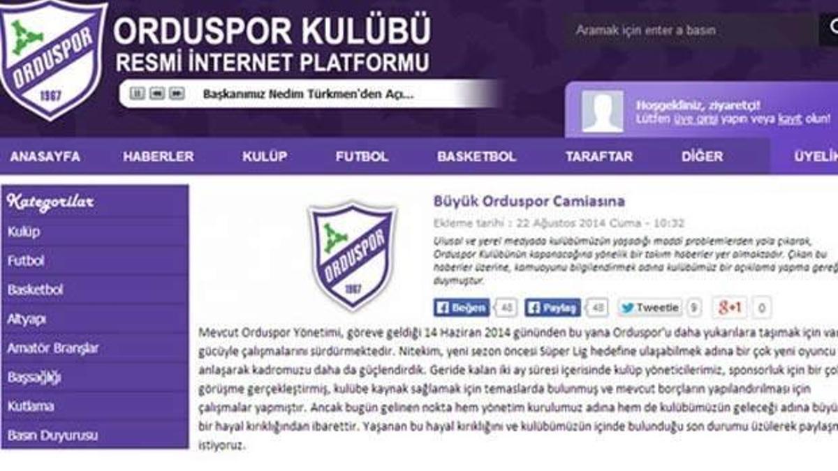 Orduspor'a taraftardan yoğun ilgi!
