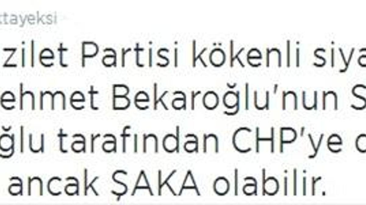 CHP'de Bekaroğlu kavgası büyüyor!