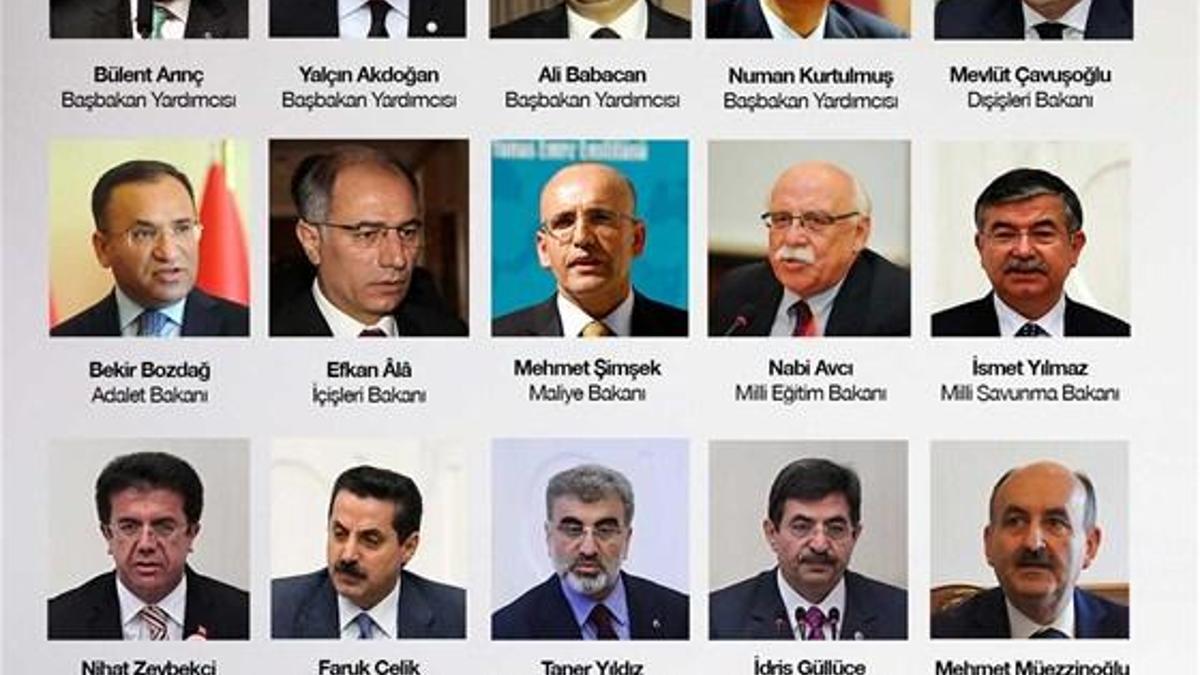 İşte yeni kabine!