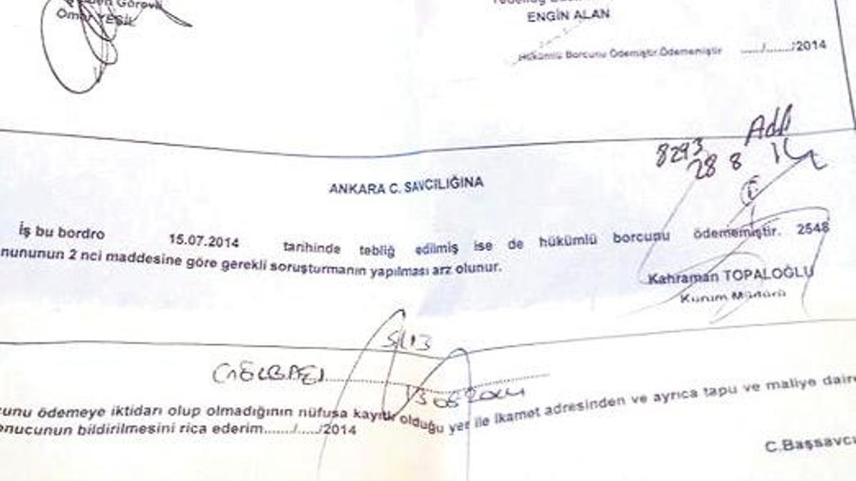 Cezaevi hesabı istedi!