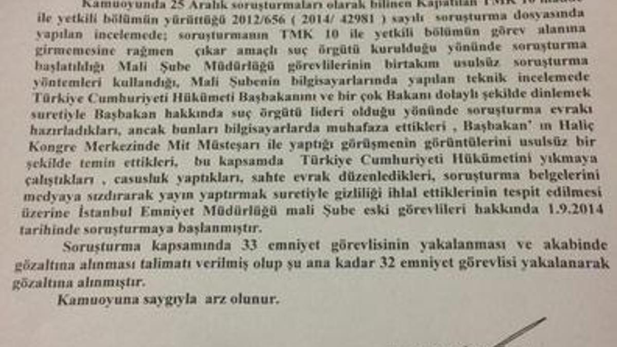 Başbakan'ın MİT Müsteşarı ile görüşmelerini ele geçirmişler!