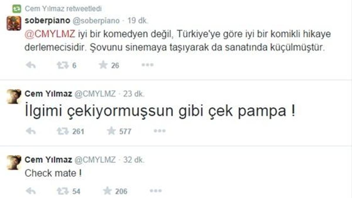 Russell Crowe'dan Cem Yılmaz'a şok tweet