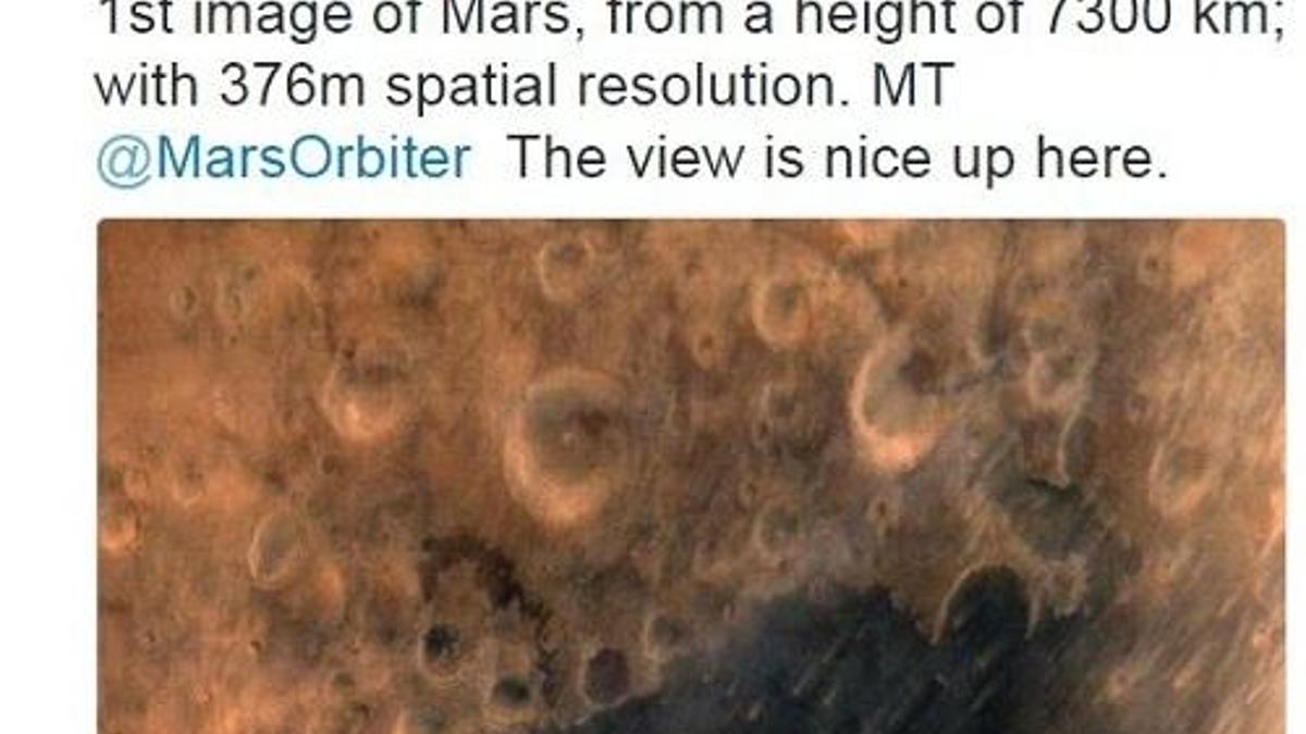 Hindistan Mars'a ulaştı