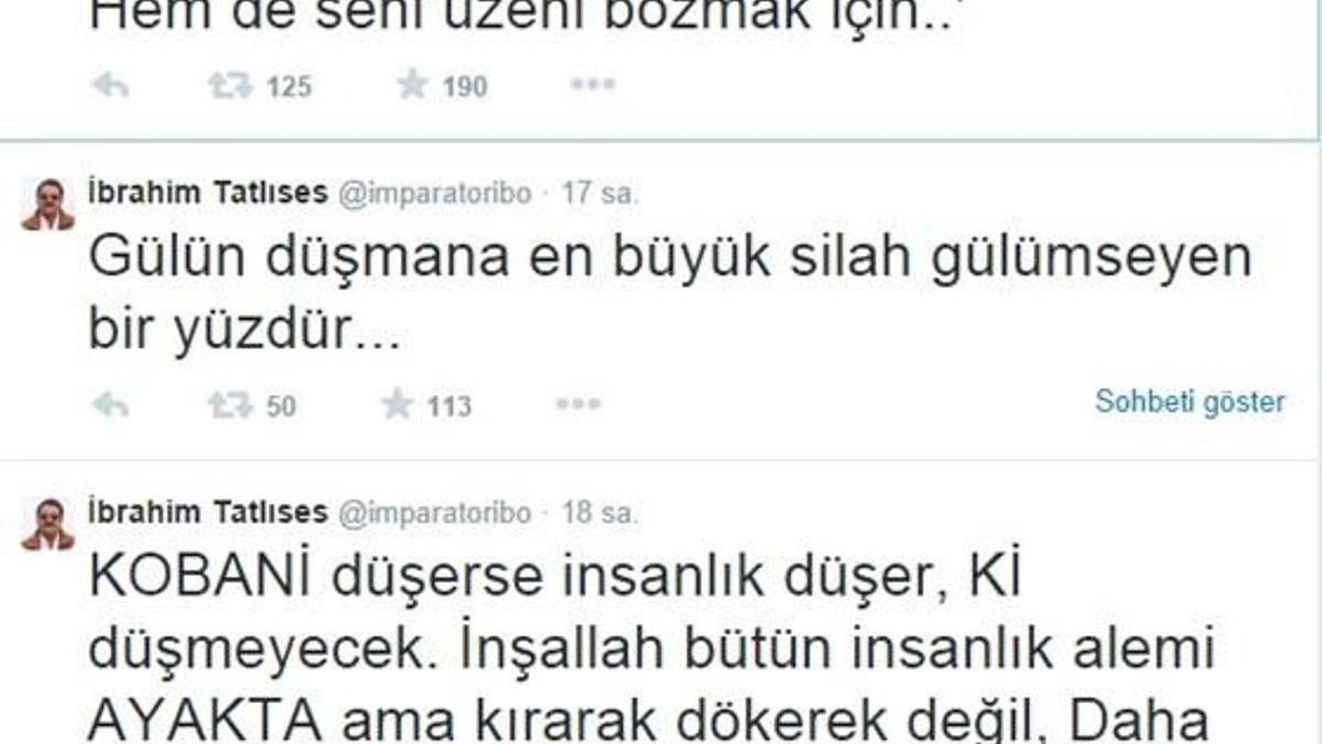 İbrahim Tatlıses'ten Kobani mesajı