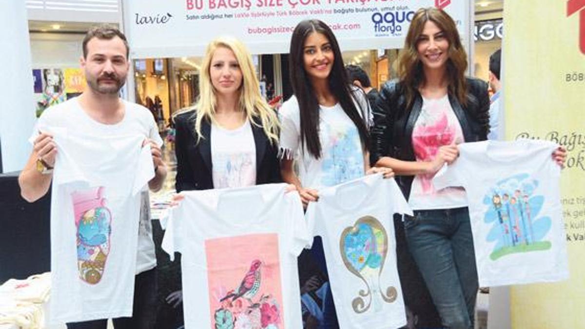 Böbrek hastaları için tişört sattılar