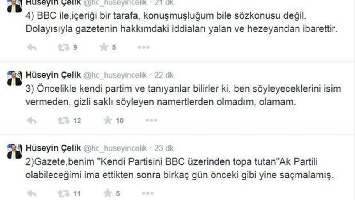 Hüseyin Çelik'ten zehir zemberek yanıt!