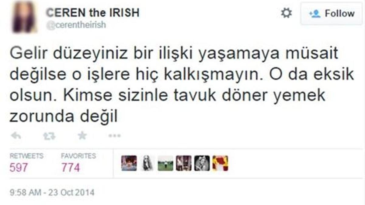 Twitter'da tavuk döner fırtınası