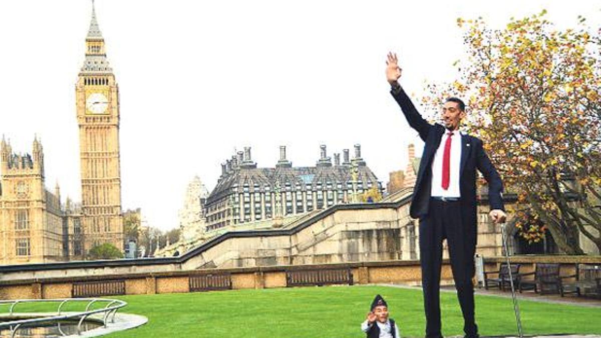 ‘En kısa’ ve ‘en uzun’ Londra’da buluştu!