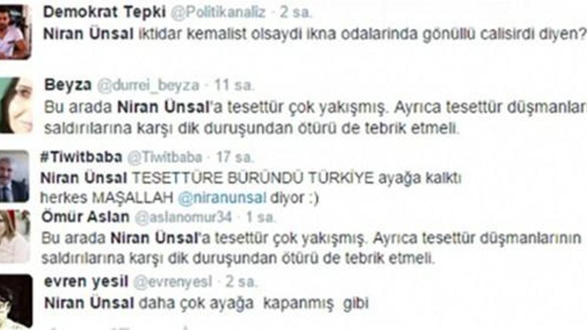Niran Ünsal'ın tesettürlü fotoğrafı sosyal medyada olay oldu