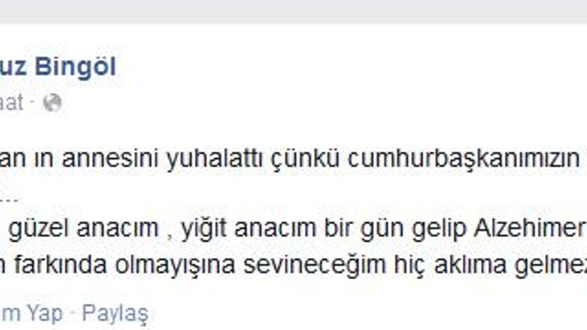 Yavuz Bingöl'e kardeşinden yanıt