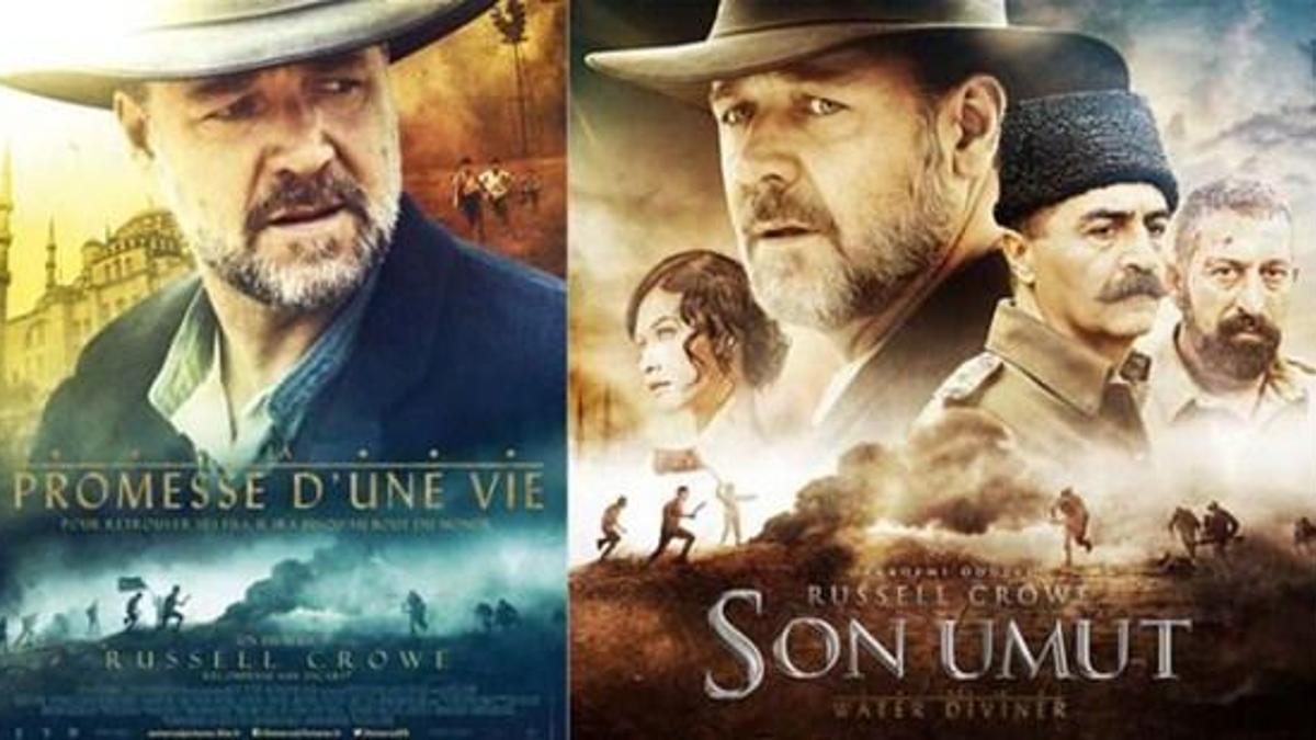 Russell Crowe'dan tepki çeken afiş