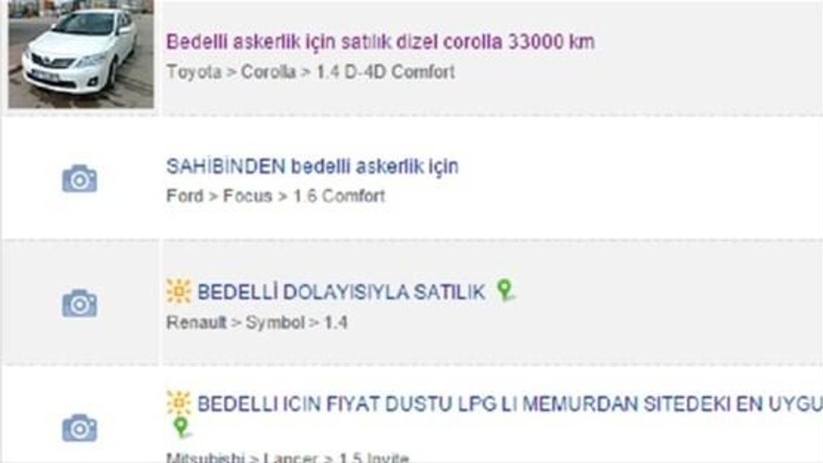 2. el otomobil alacaklar dikkat!