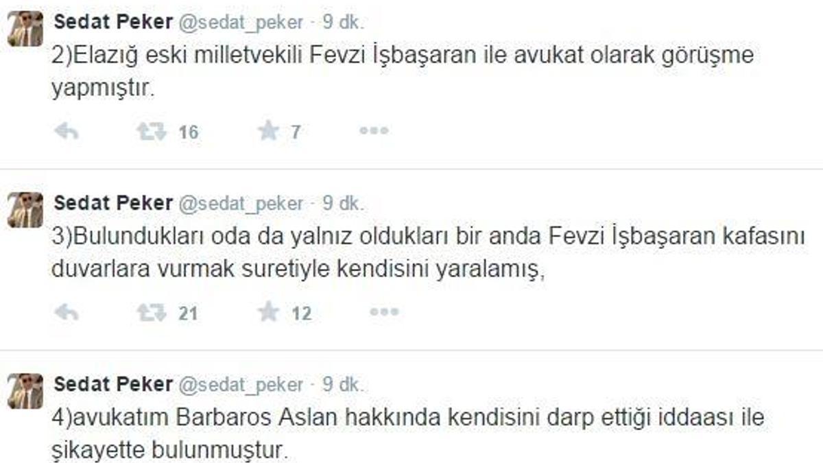 Sedat Peker'in avukatı da Feyzi İşbaşaran'ı darp etti!