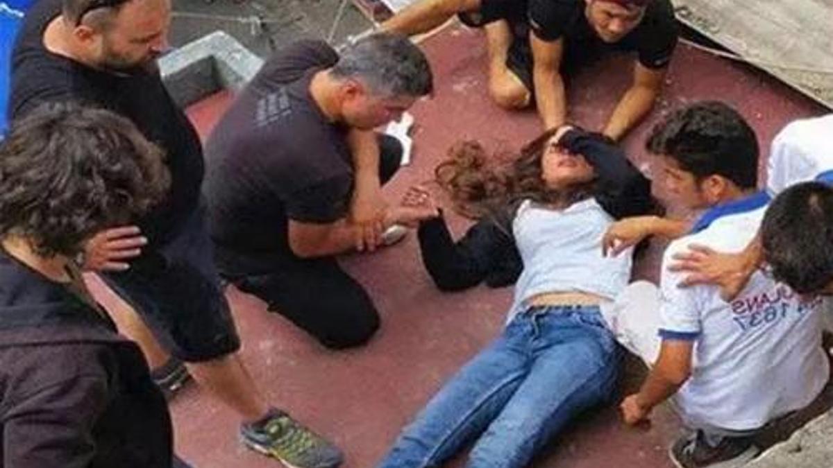 Ayça Ayşin Turan film setinde çatıdan düştü!