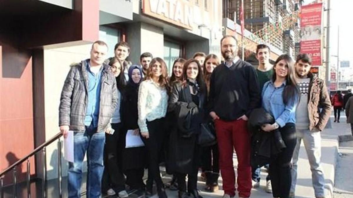 Geleceğin gazetecileri Vatan'ı ziyaret etti