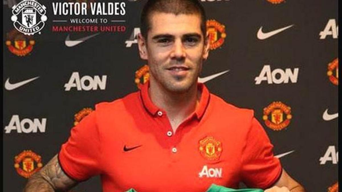 Victor Valdes resmen ManU'da