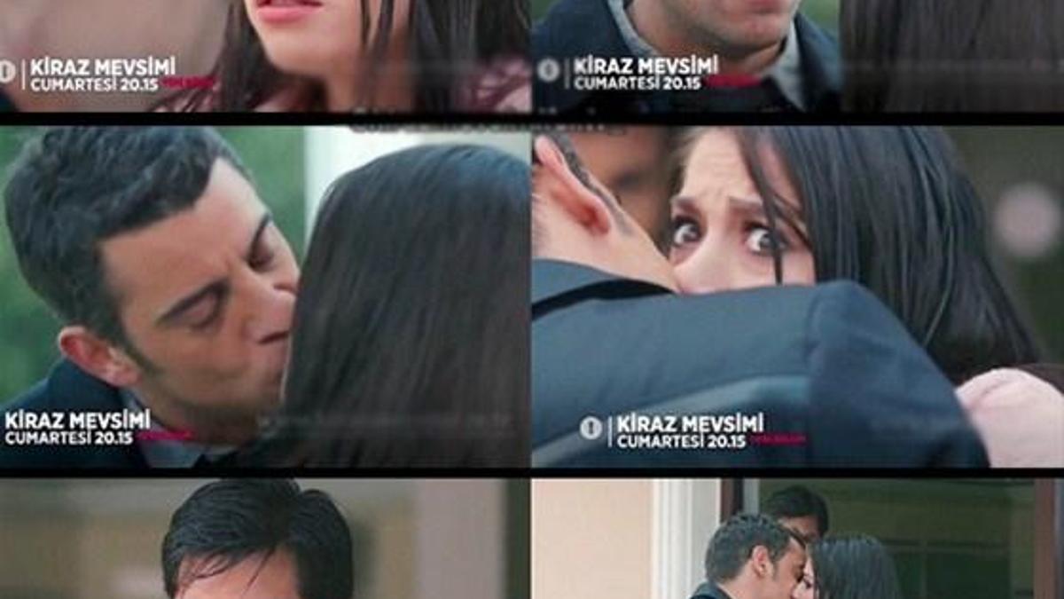 Kiraz Mevsimi yeni bölümünde şok öpüşme sahnesi