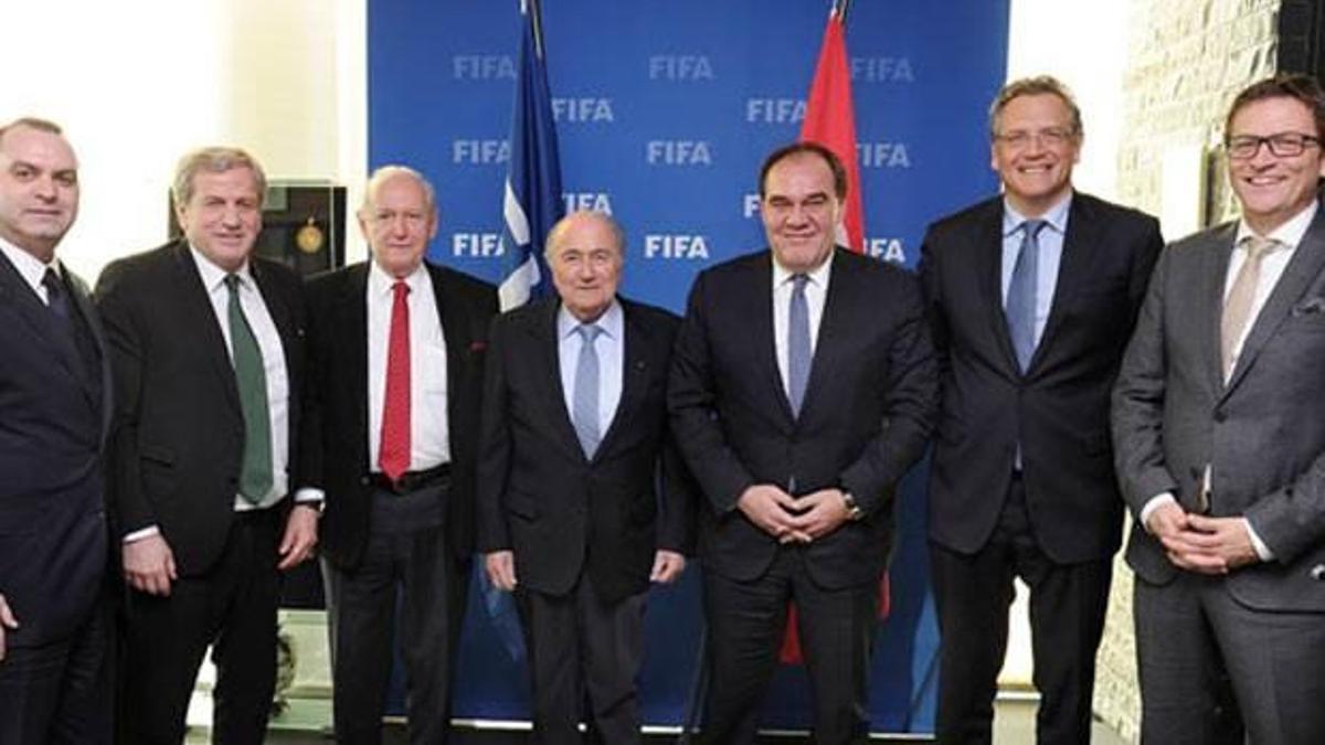 Başkan Demirören, FIFA Başkanı Blatter ile buluştu