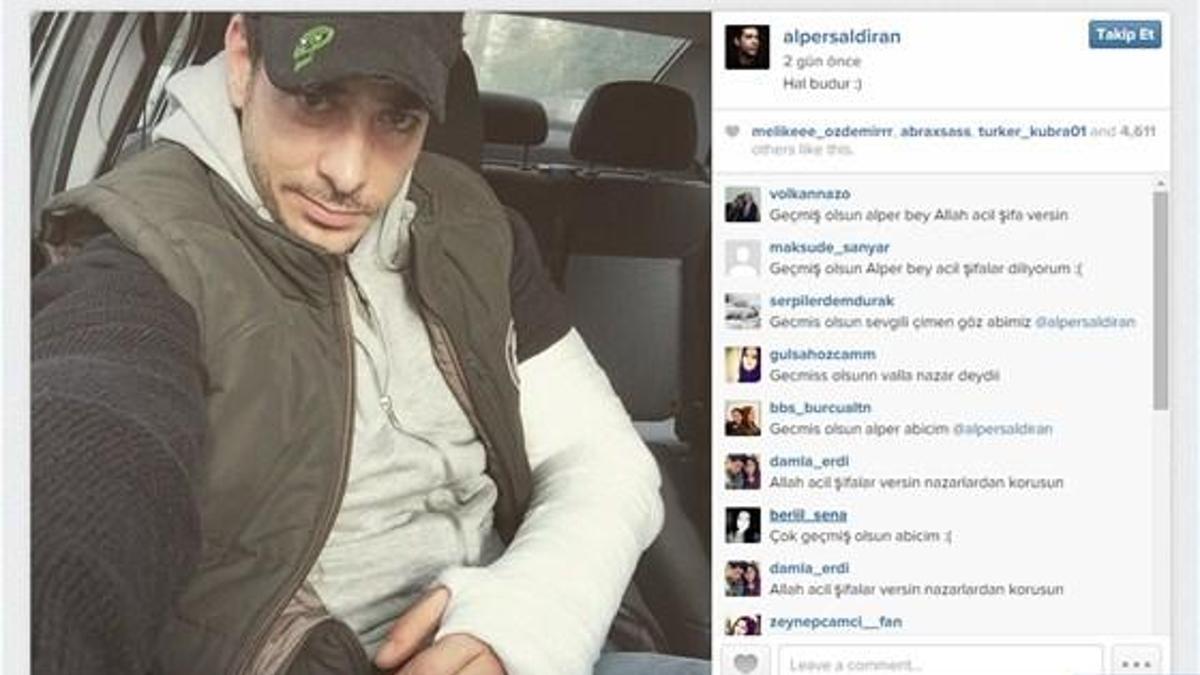Alper Saldıran hastaneye kaldırıldı