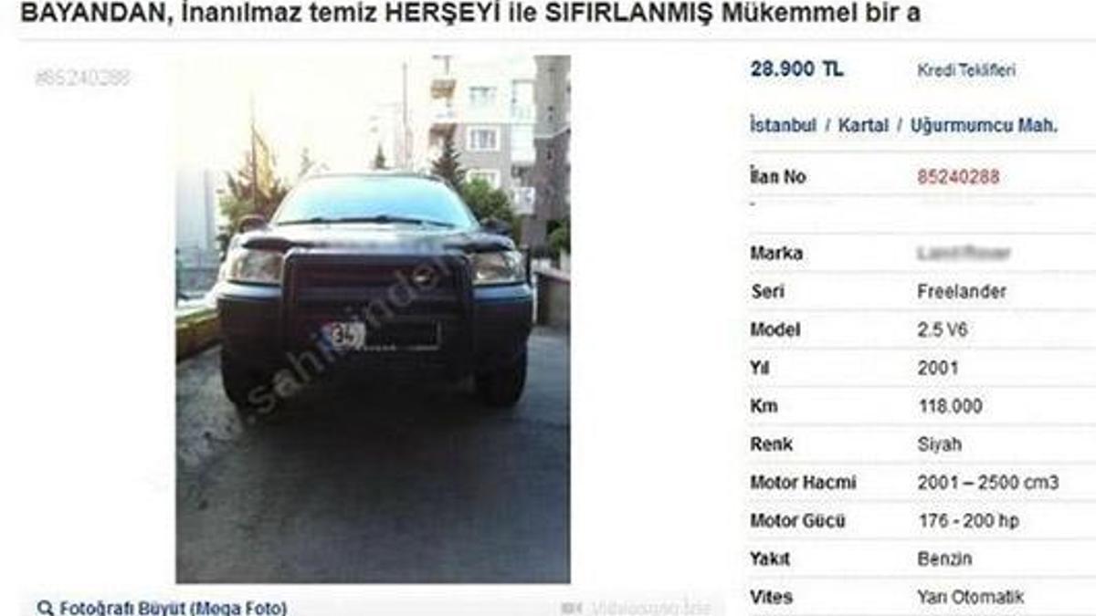 Efsane satılık araba ilanı! Karısını eleştiri yağmuruna tuttu